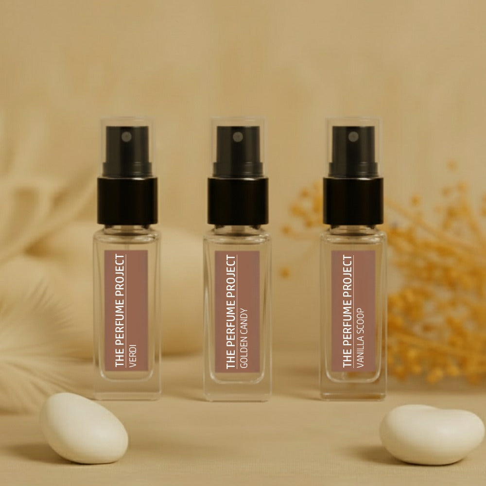 Gourmand Combo (Verdi, Golden Candy, Vanilla Scoop)