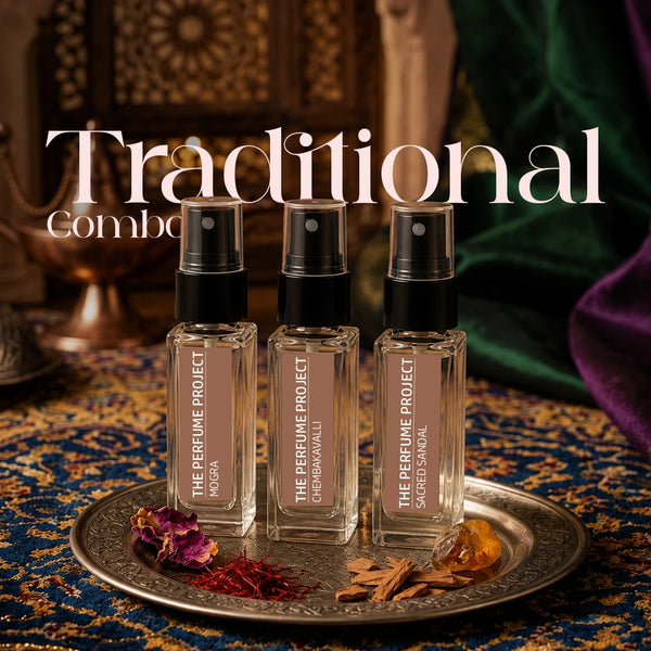 Traditional Combo (Mogra, Chembakavalli, Sacred Sandal)