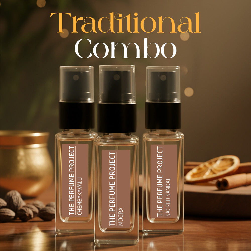 Traditional Combo (Mogra, Chembakavalli, Sacred Sandal)