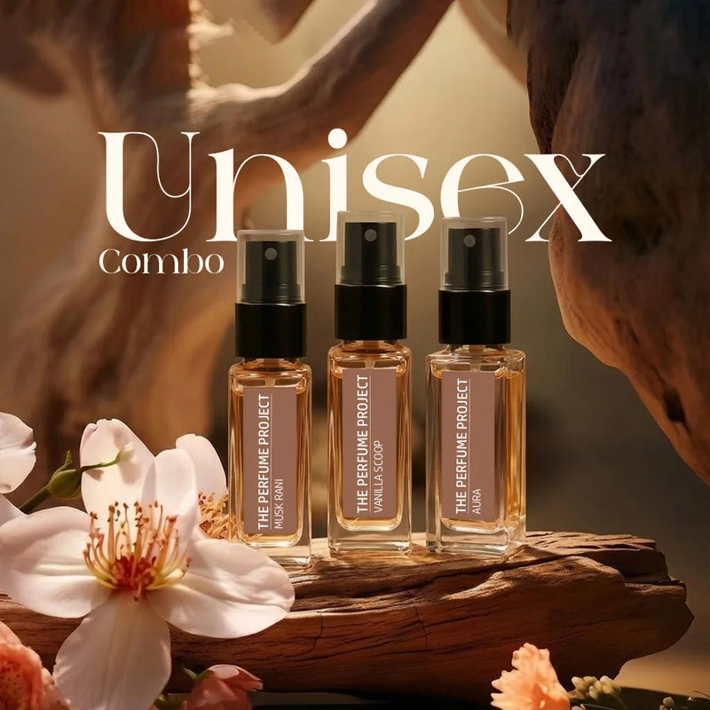 Unisex Combo (Aura, Vanilla Scoop, Musk Rani)