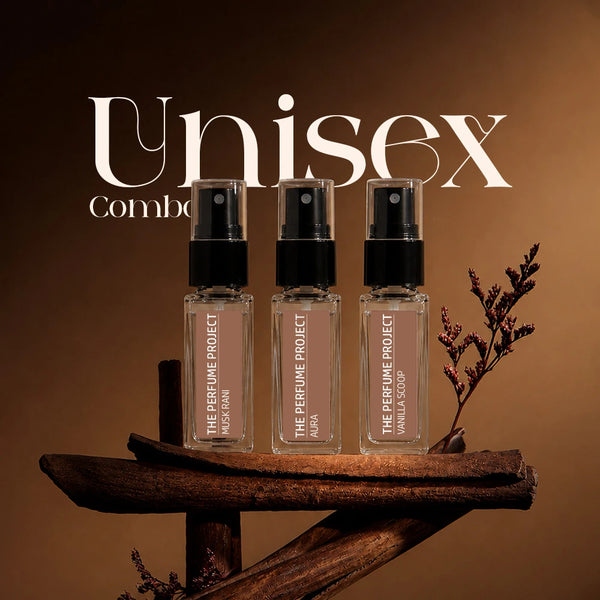 Unisex Combo (Aura, Vanilla Scoop, Musk Rani)