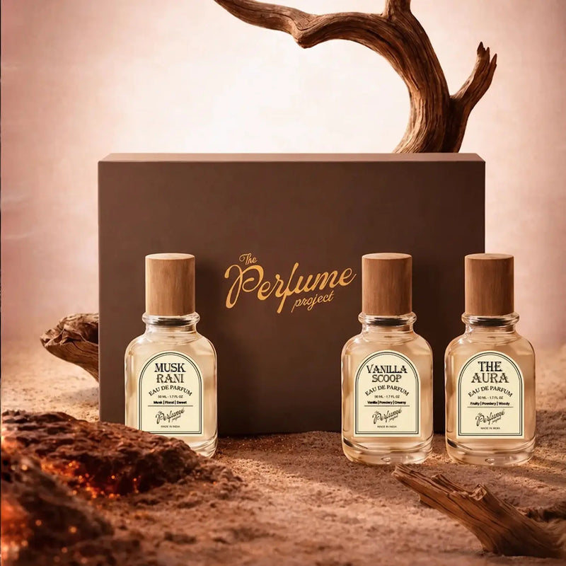 Unisex Gift (Aura, Vanilla Scoop, Musk Rani)  3 x 30 mL