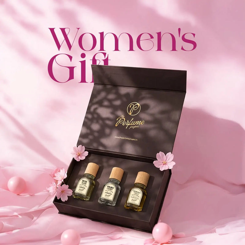 Women’s Gift (Musk Rani, Chembakavalli, Golden Candy)  3 x 30 mL